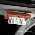 Leather tissue holder car hanging paper towel holder